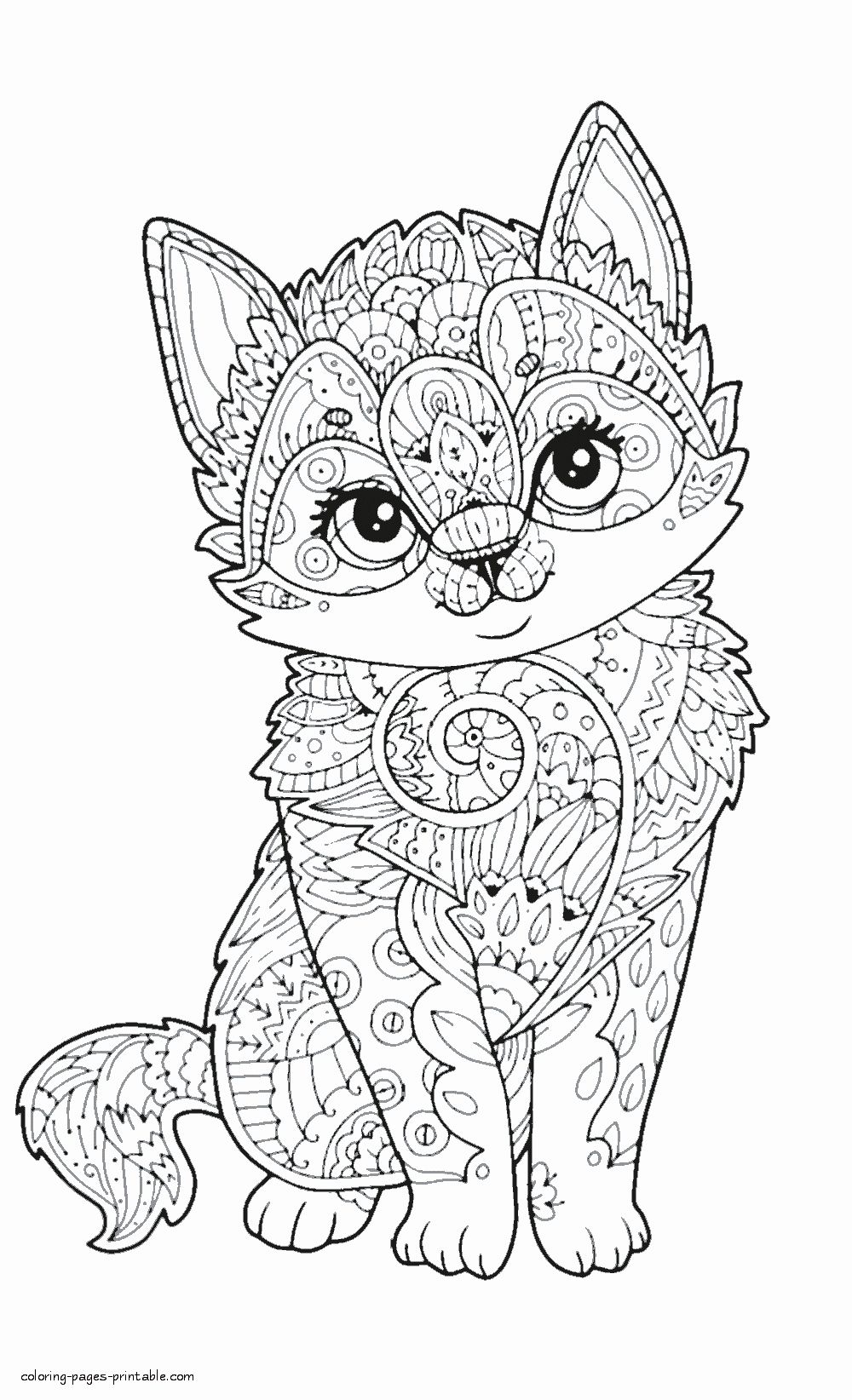 60 Printable Animal Free Coloring Pages 22