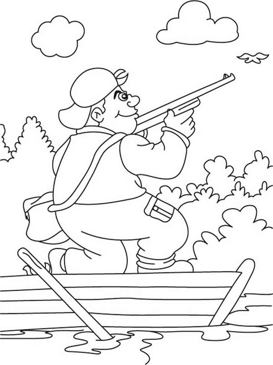 60 Printable Hunting Coloring Sheets 49