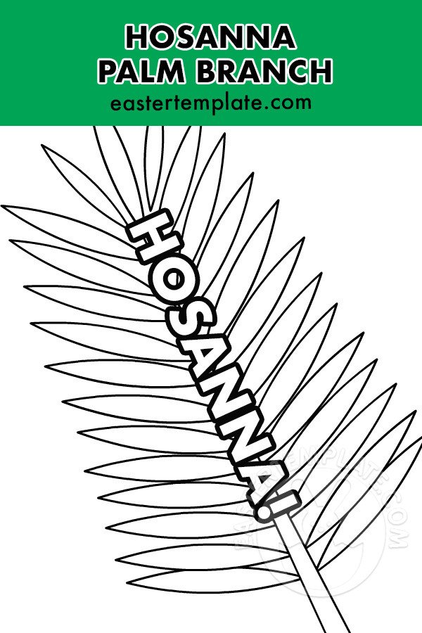 60 Printable Palm Sunday Coloring Sheet 15