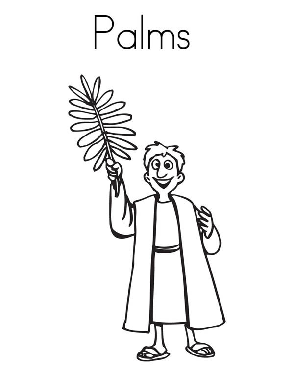 60 Printable Palm Sunday Coloring Sheet 20