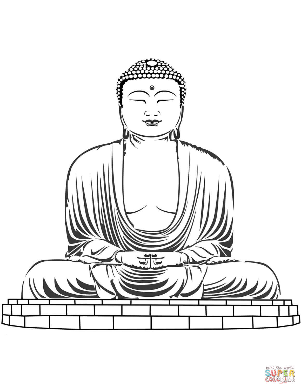 Get 85 Buddha Coloring Page Ideas 26