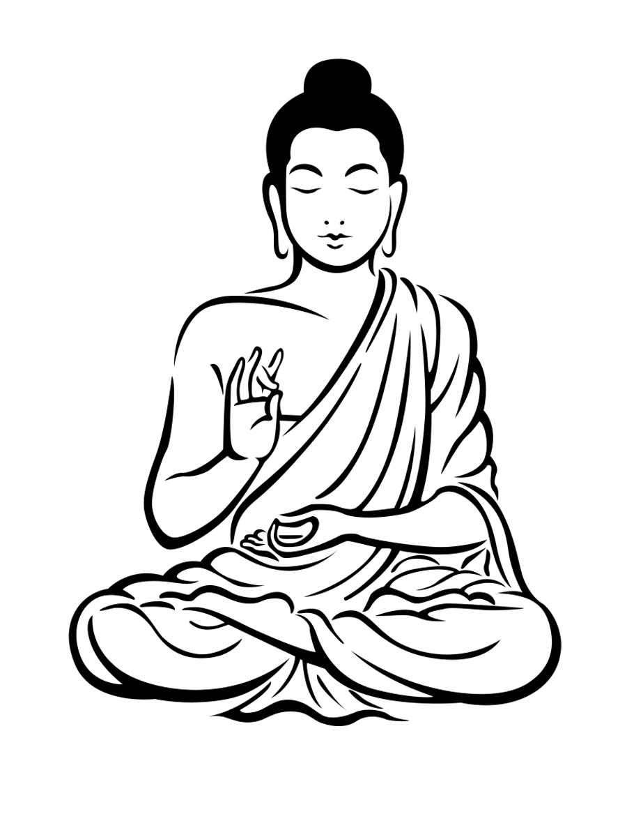 Get 85 Buddha Coloring Page Ideas 27