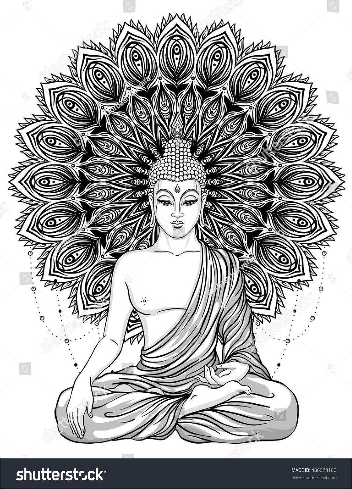 Get 85 Buddha Coloring Page Ideas 40