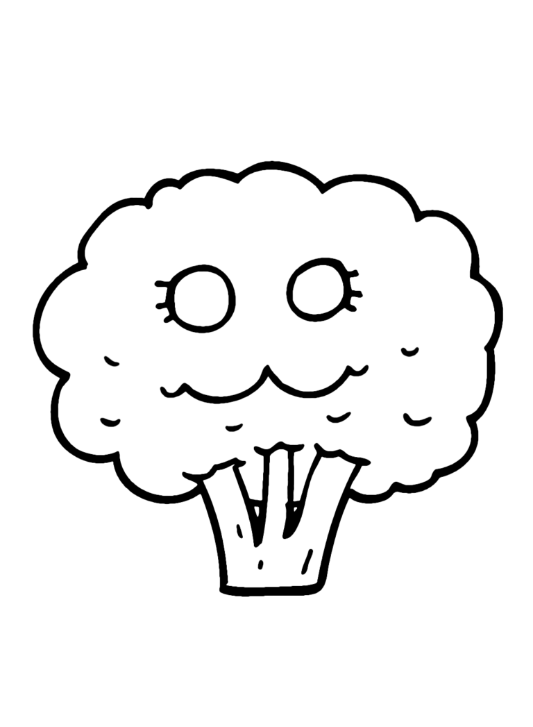 Get 85 Coloring Pages Of Broccoli Ideas 38