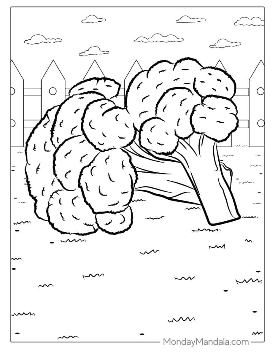 Get 85 Coloring Pages Of Broccoli Ideas 41