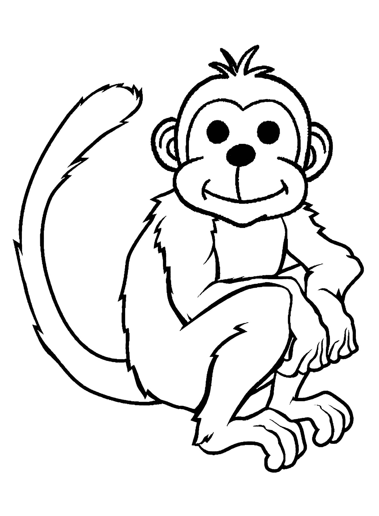 Get 85 Coloring Pages Of Monkeys Ideas 59