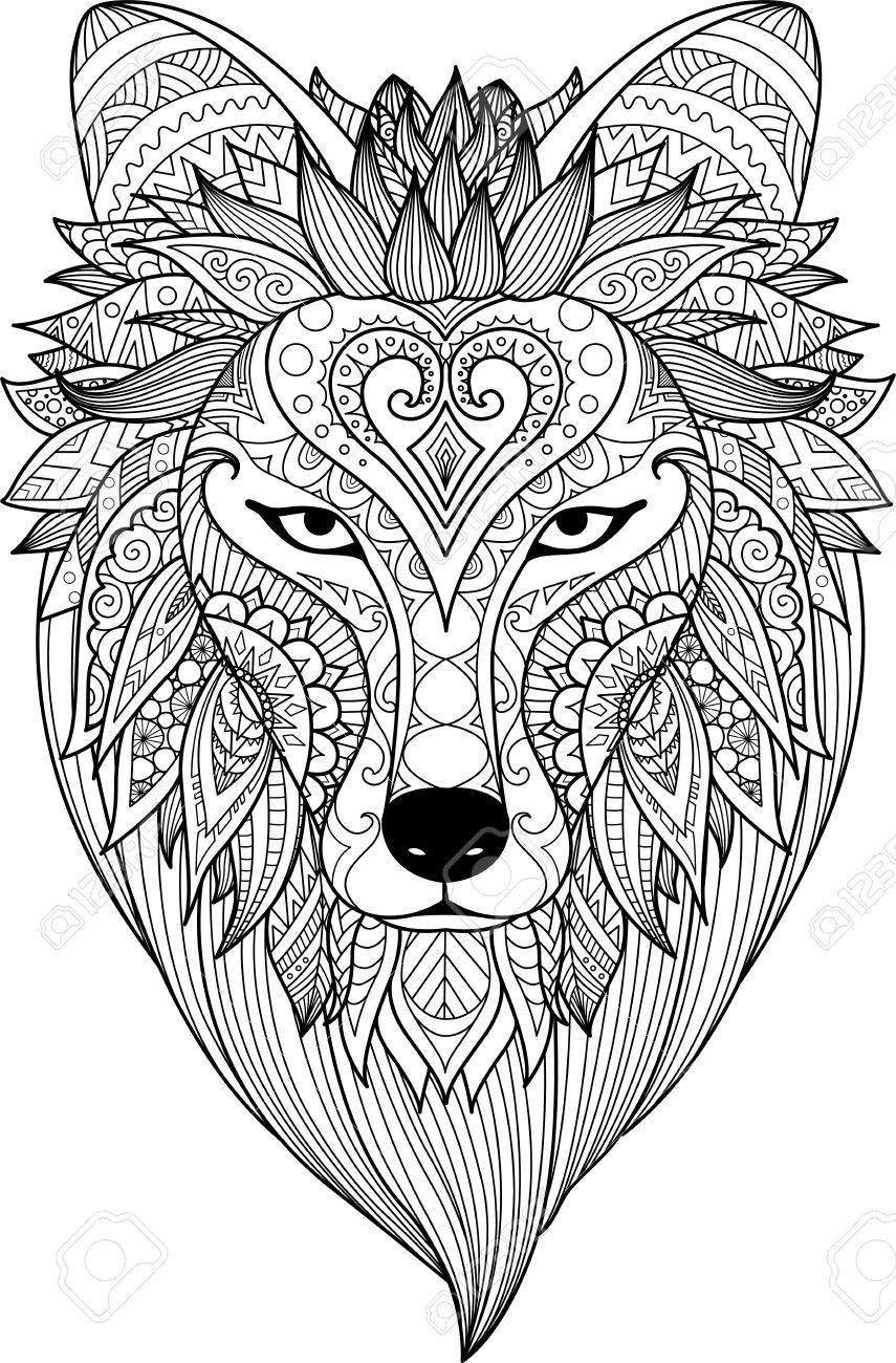 Get 85 Wolf Coloring Book Ideas 58