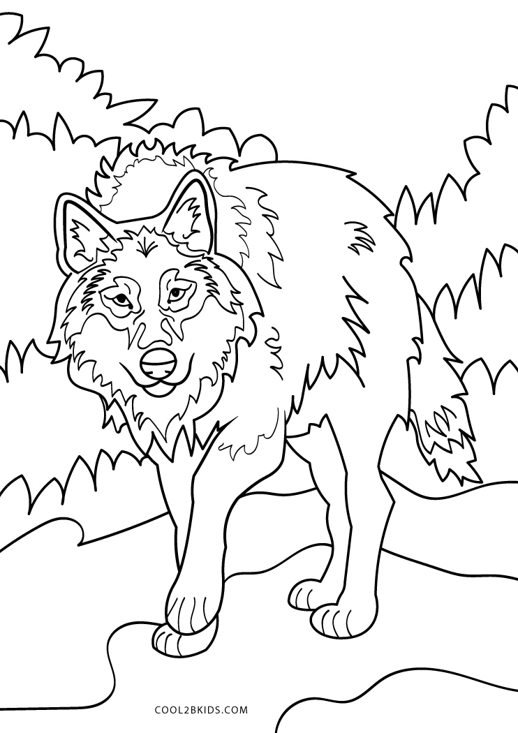 Get 85 Wolf Coloring Book Ideas 9