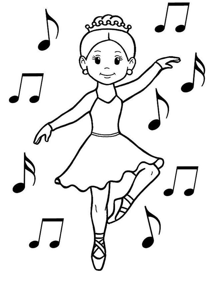 35 Printable Coloring Pages Dance 18