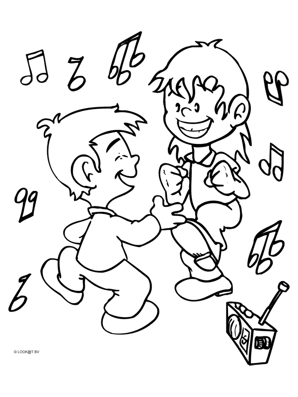 35 Printable Coloring Pages Dance 26